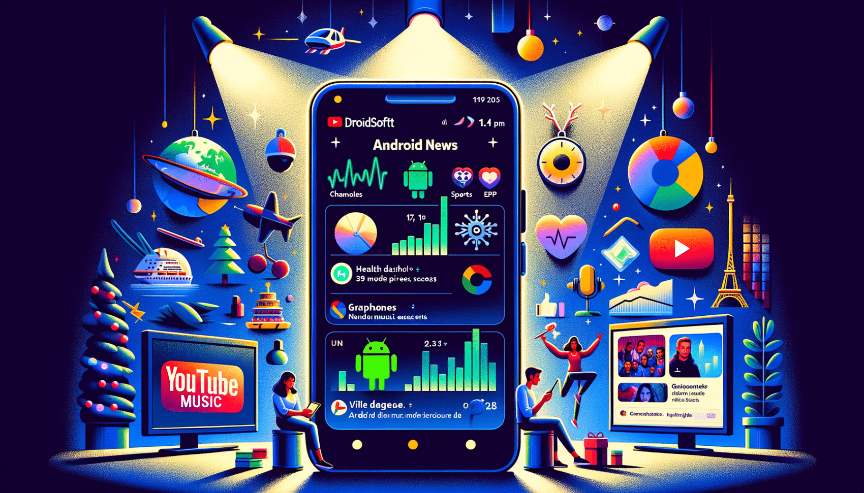 Android Daily News : mises à jour Pixel, IA Gemini, GrapheneOS et YouTube Music