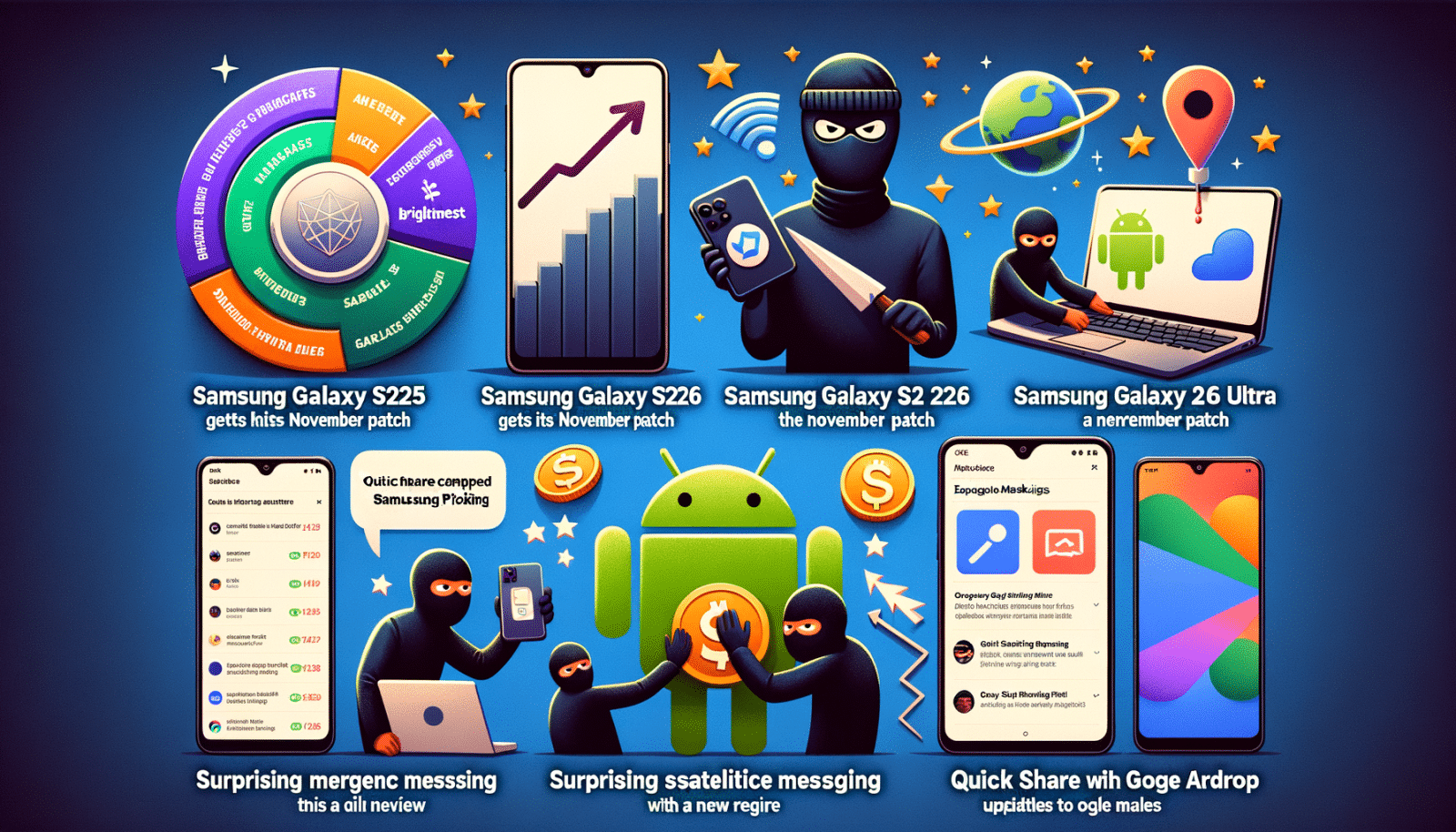 Android Daily News : mises à jour, nouveautés Galaxy, Quick Share et Pixel en action