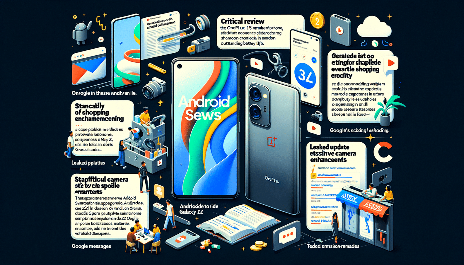 Android Daily News : nouveautés OnePlus 15, Galaxy Z TriFold, IA Google et mises à jour