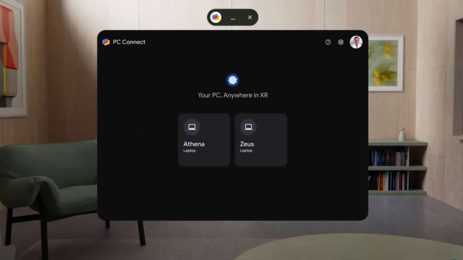 android xr pc connect