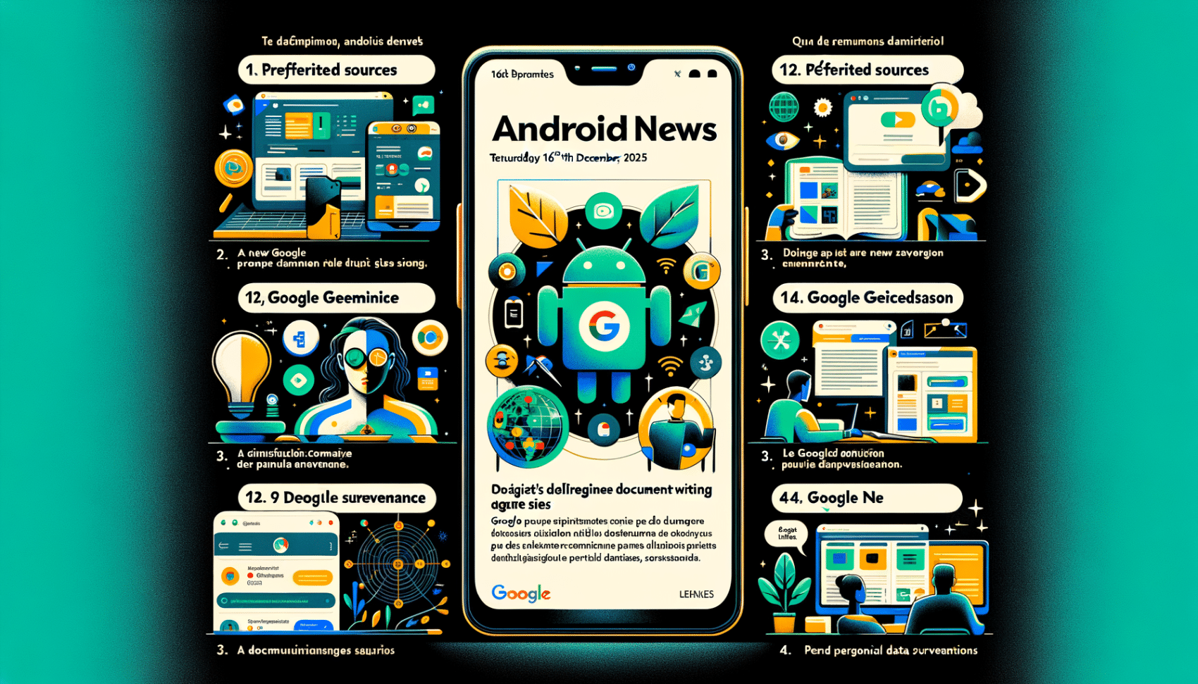 Android Daily News : Google innove sur la personnalisation et l'IA, mais retire le scan du dark web