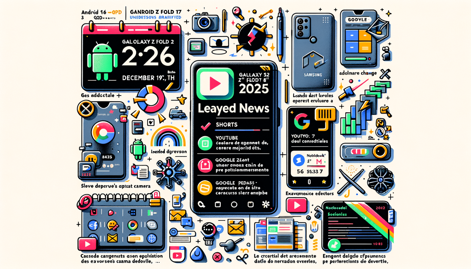 Android Daily News : fuites Galaxy Z Fold 8, retard Galaxy S26 et nouveautés Pixel