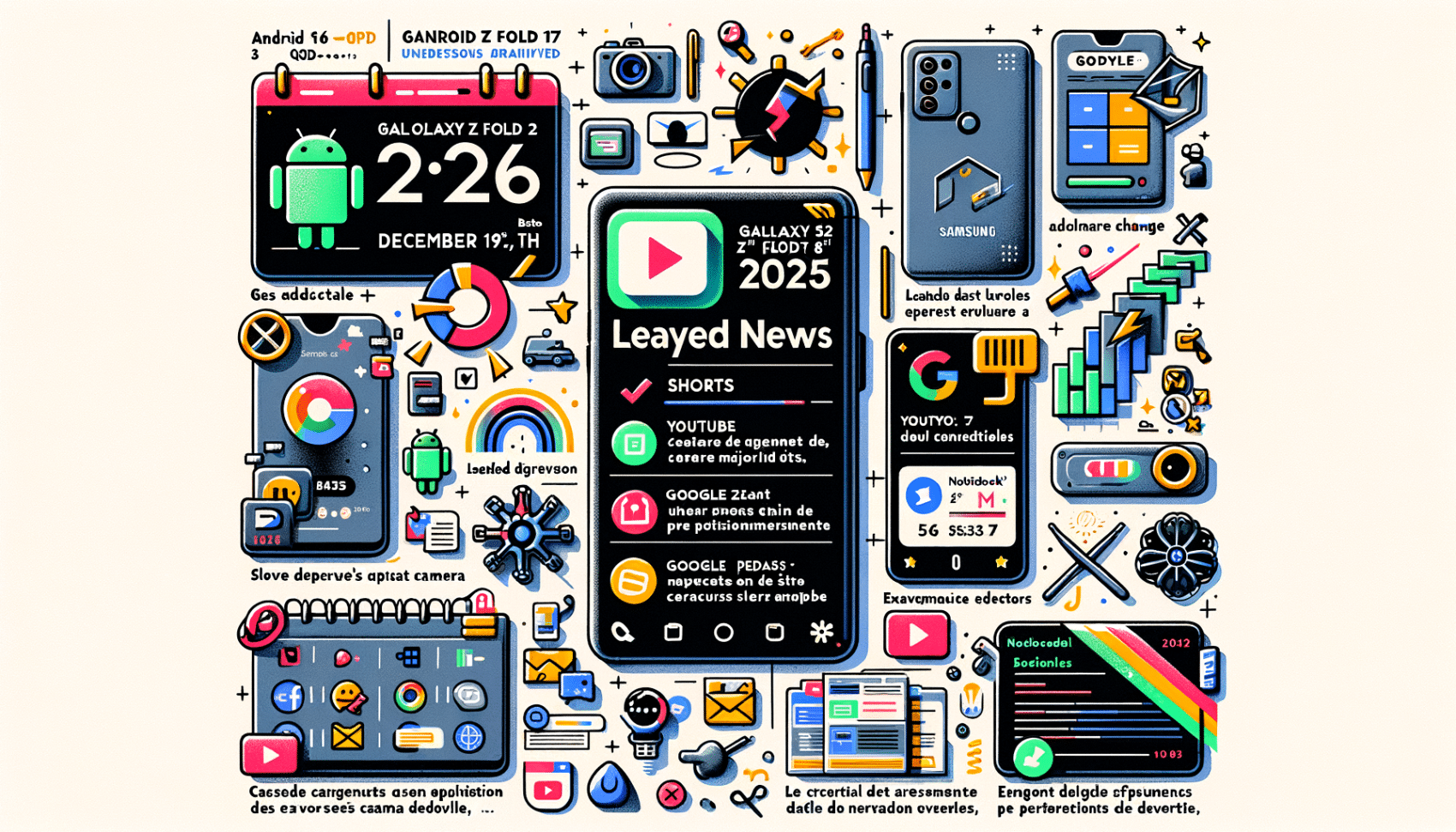 Android Daily News : fuites Galaxy Z Fold 8, retard Galaxy S26 et nouveautés Pixel