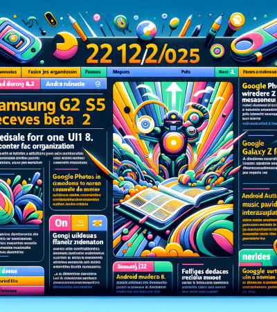 Android Daily News : Samsung muscle ses pliables, nouveautés Google et mises à jour majeures