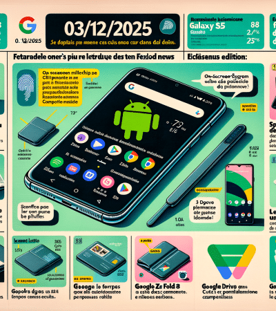 Android Daily News : Nouveautés Samsung, mises à jour Android et IA Google du jour