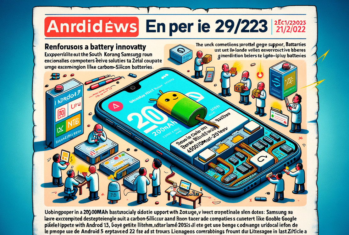 Android Daily News : Samsung prépare une batterie record, Android 16 arrive sur Pixel 4