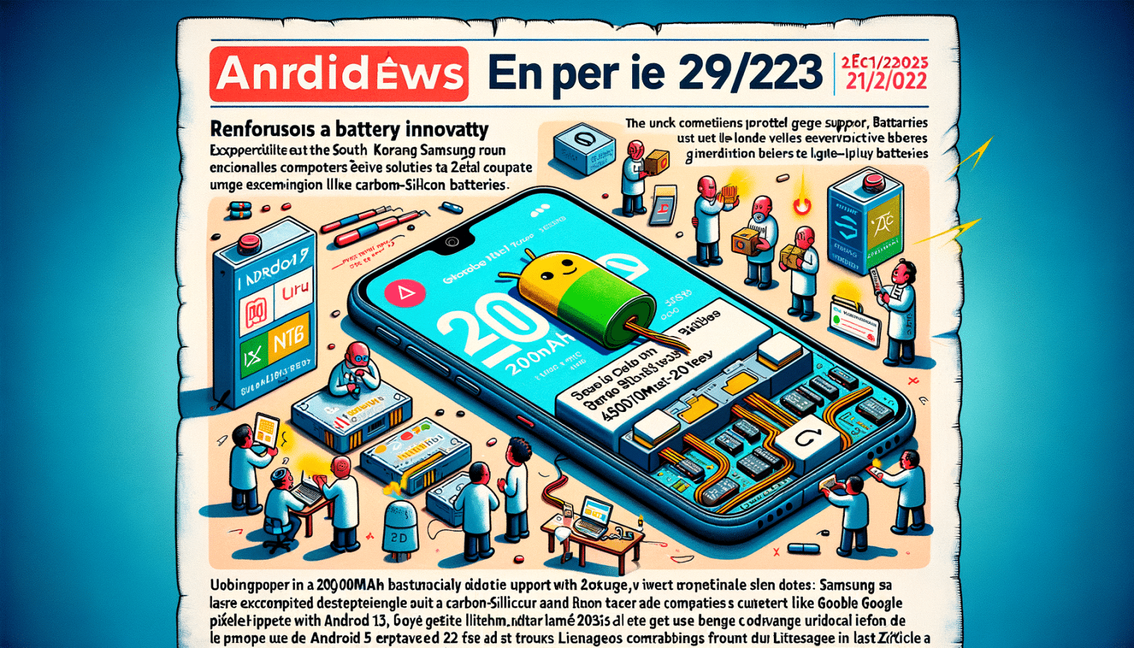Android Daily News : Samsung prépare une batterie record, Android 16 arrive sur Pixel 4