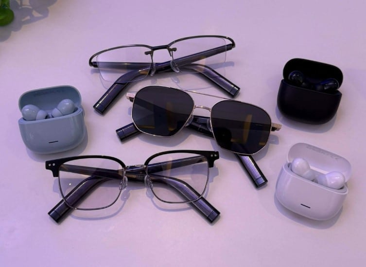 Accessoires audio Xiaomi Mijia Smart Audio Glasses et Redmi Buds 8 Lite