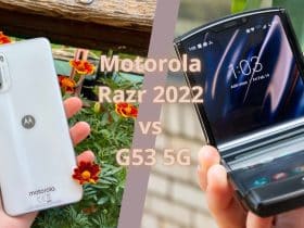 Motorola Razr 2022 vs G53 5G