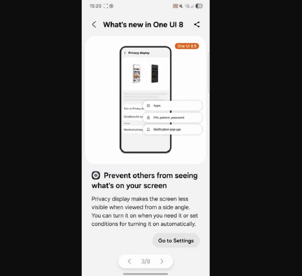 confidentialite samsung