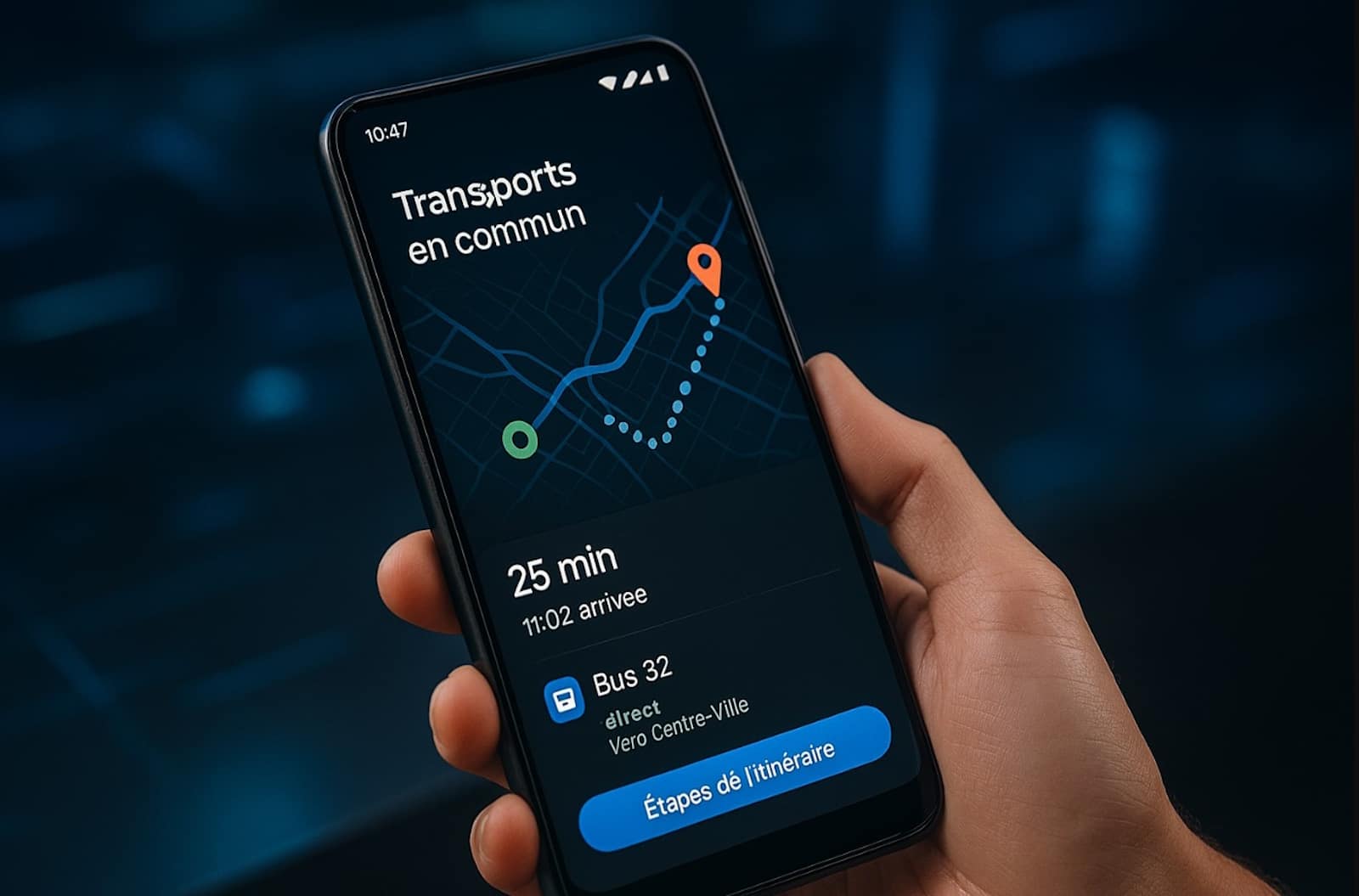 mode transports en commun android