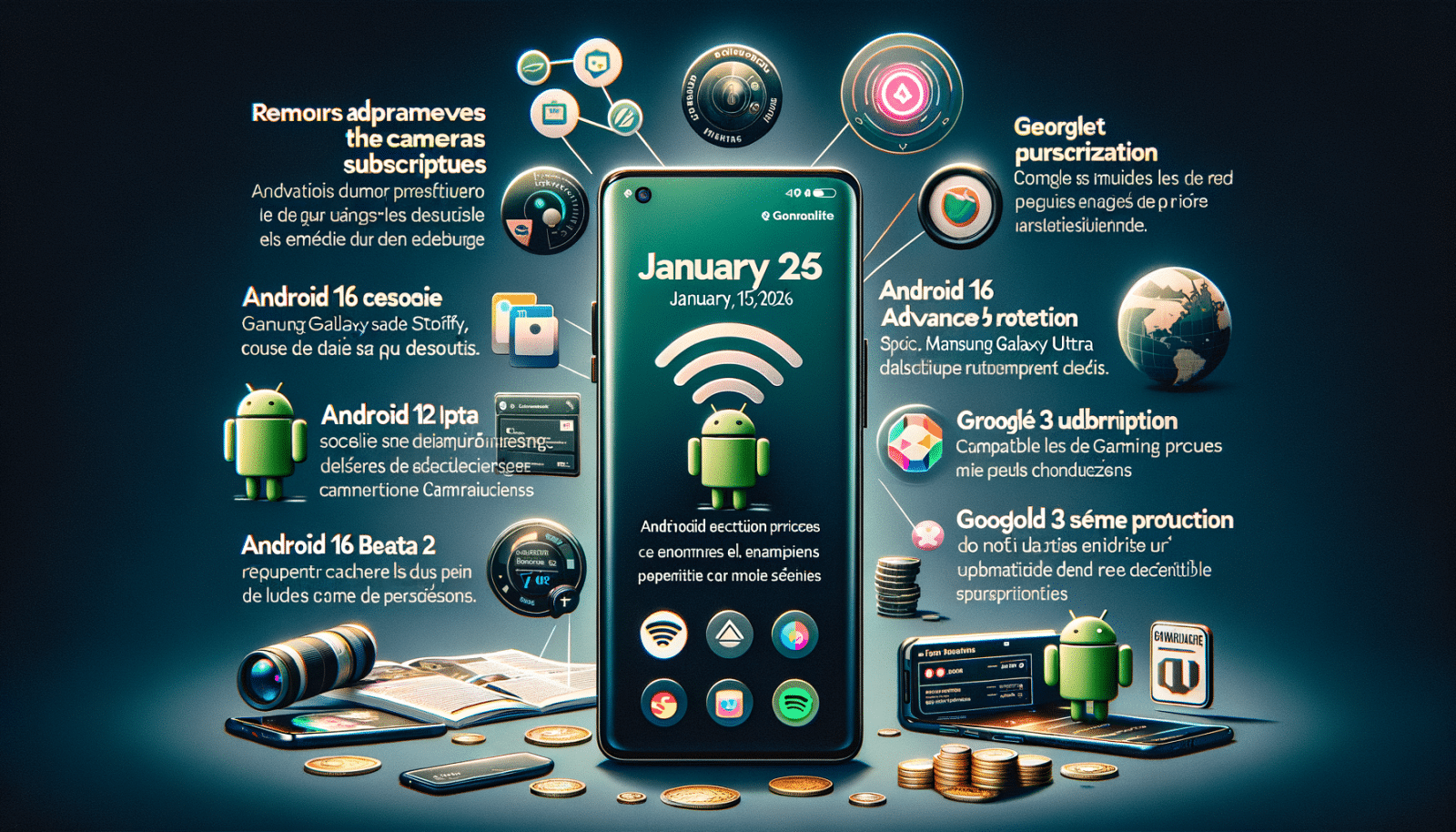 Android Daily News : Galaxy S26 Ultra, Android 16 et hausse des prix Spotify au menu