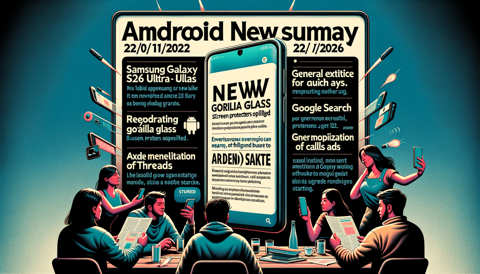 Android Daily News : innovations chez Samsung, Google et pubs sur Threads ce soir