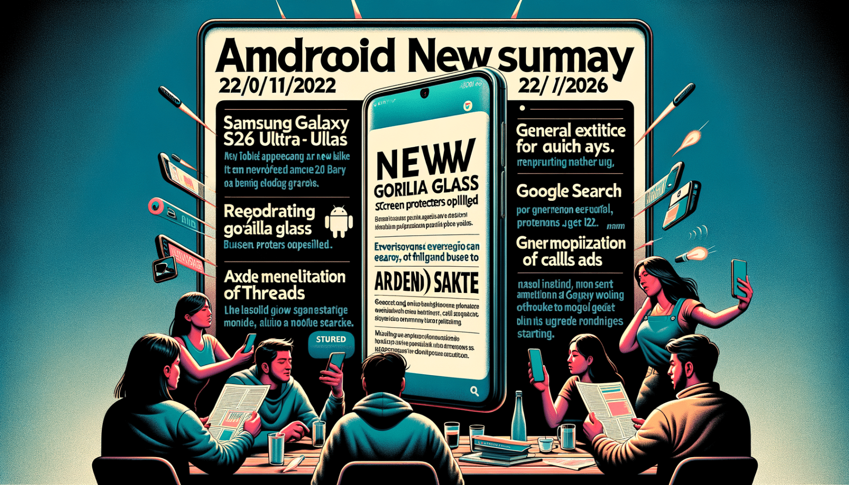 Android Daily News : innovations chez Samsung, Google et pubs sur Threads ce soir