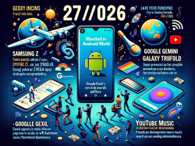 Android Daily News : Galaxy Z TriFold, bug Pixel, nouveautés Google et YouTube Music