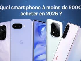 smartphone moins 500 euros