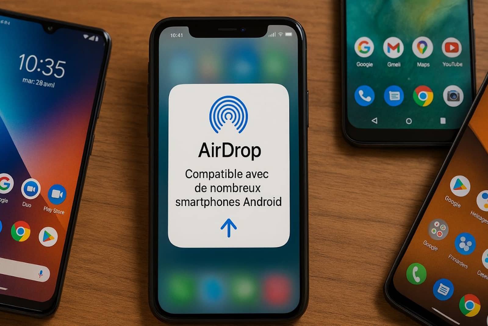 airdrop smartphones android