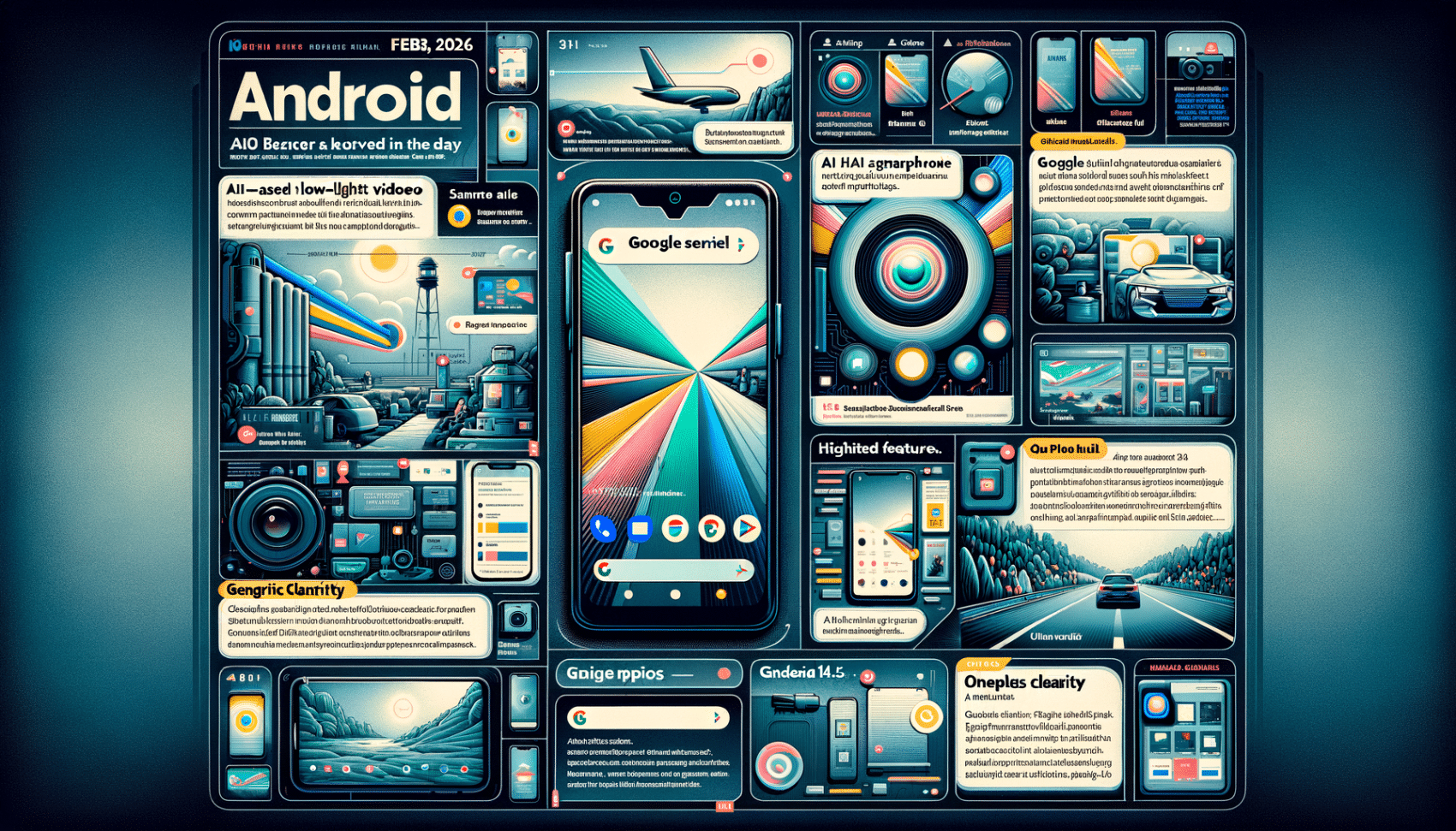 Android Daily News : mises à jour Android 14, Samsung et Xiaomi, nouveautés photo et auto