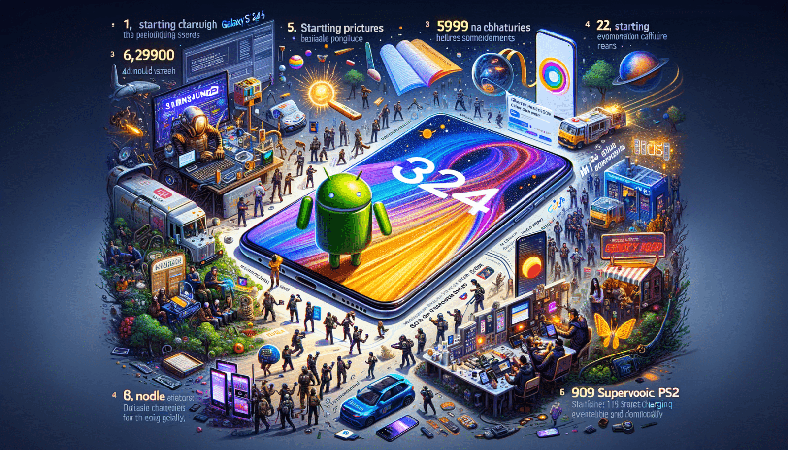 Android Daily News : Galaxy S24, Android 14, OnePlus pliable et nouveautés Xiaomi