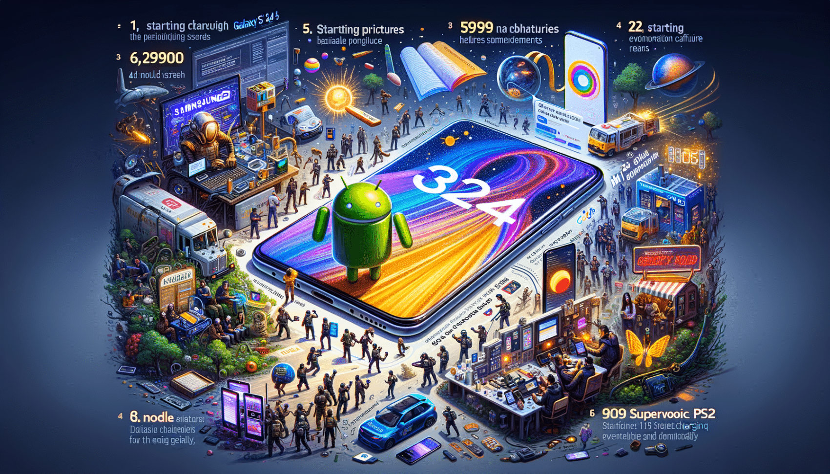 Android Daily News : Galaxy S24, Android 14, OnePlus pliable et nouveautés Xiaomi