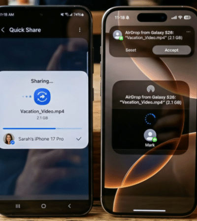 Quick Share parle enfin à AirDrop