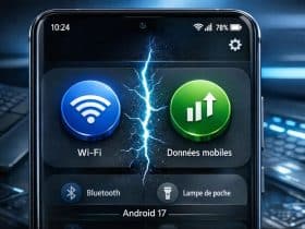 android 17 wi-fi donnees mobiles