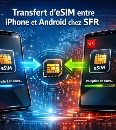 transfert esim iphone android
