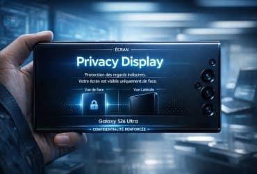 tuto galaxy s26 ultra ecran display privacy