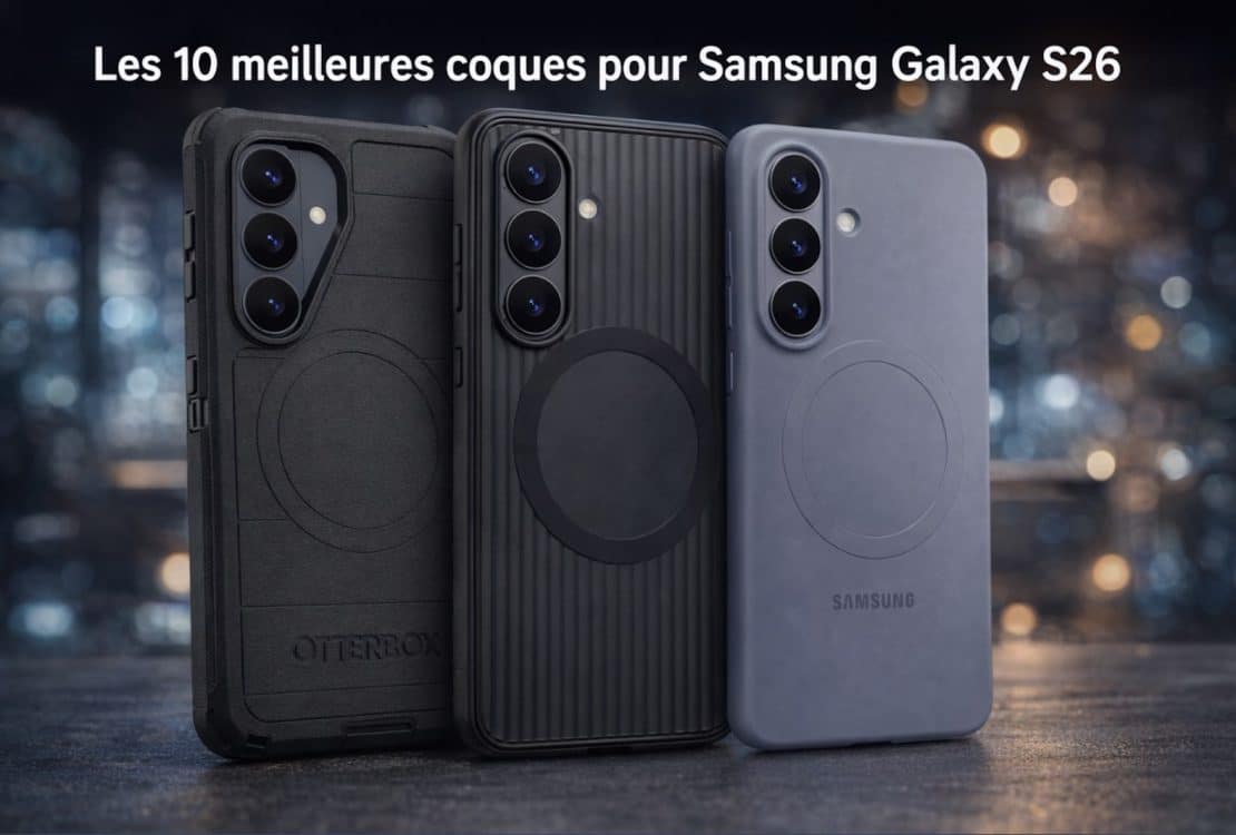 10 meilleures coques samsung galaxy s26