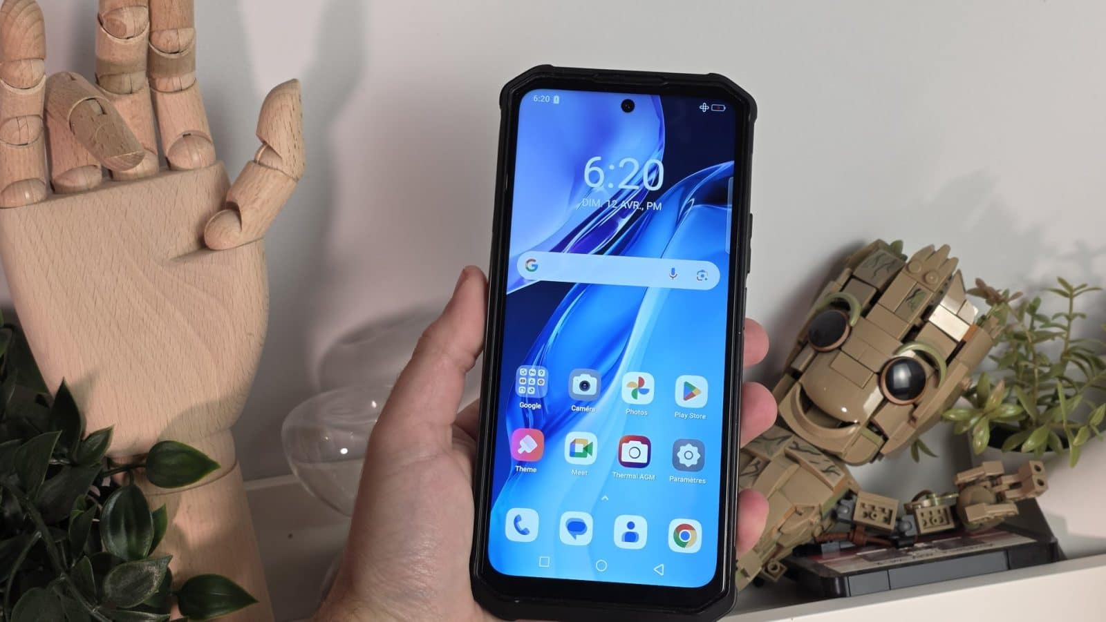 AGM G3 Pro - Ecran allumé