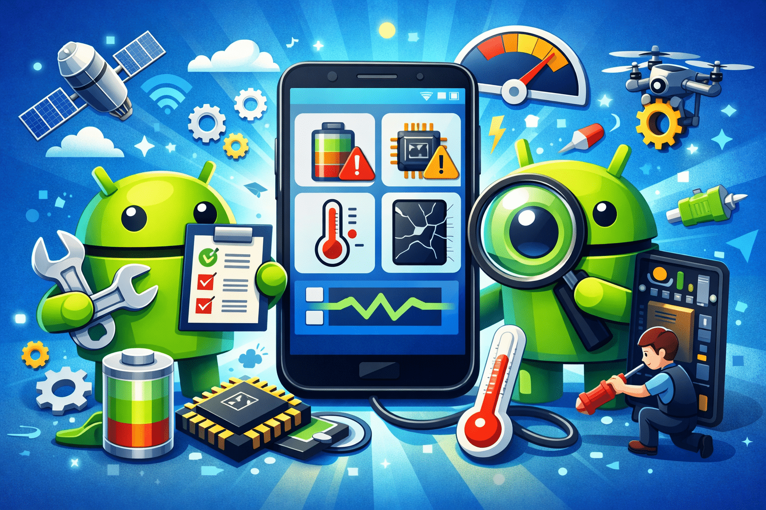 Diagnostic et entretien d'Android