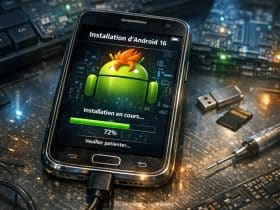 installer android 16 vieux smartphone