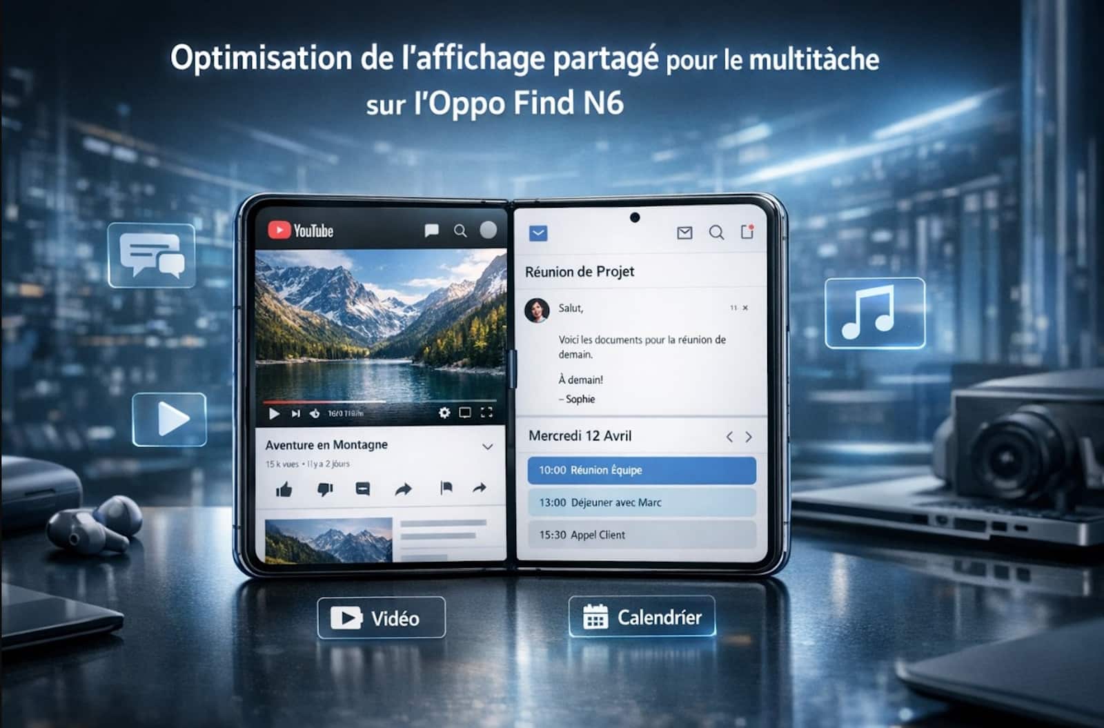 optimisation affichage partage multitache oppo find n6