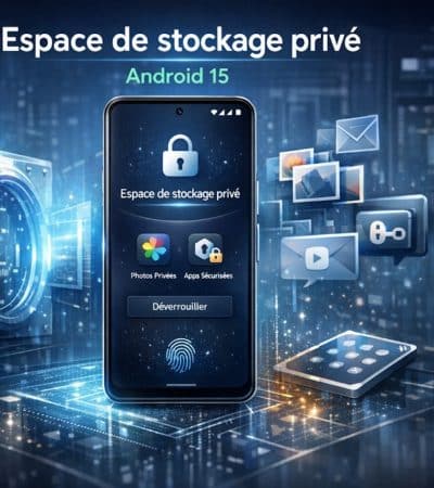 stockage prive apps sensibles android 15