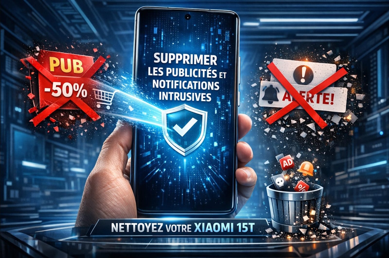 supprimer publicites notifications xiaomi 15t