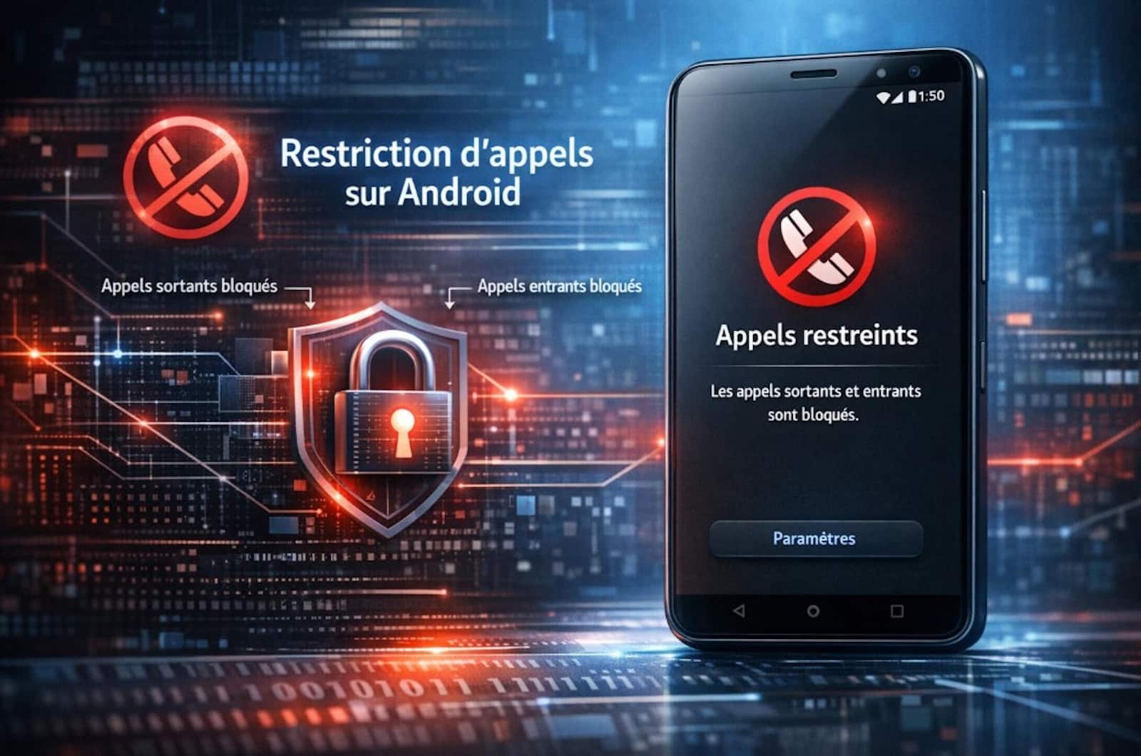 tuto restriction appels android