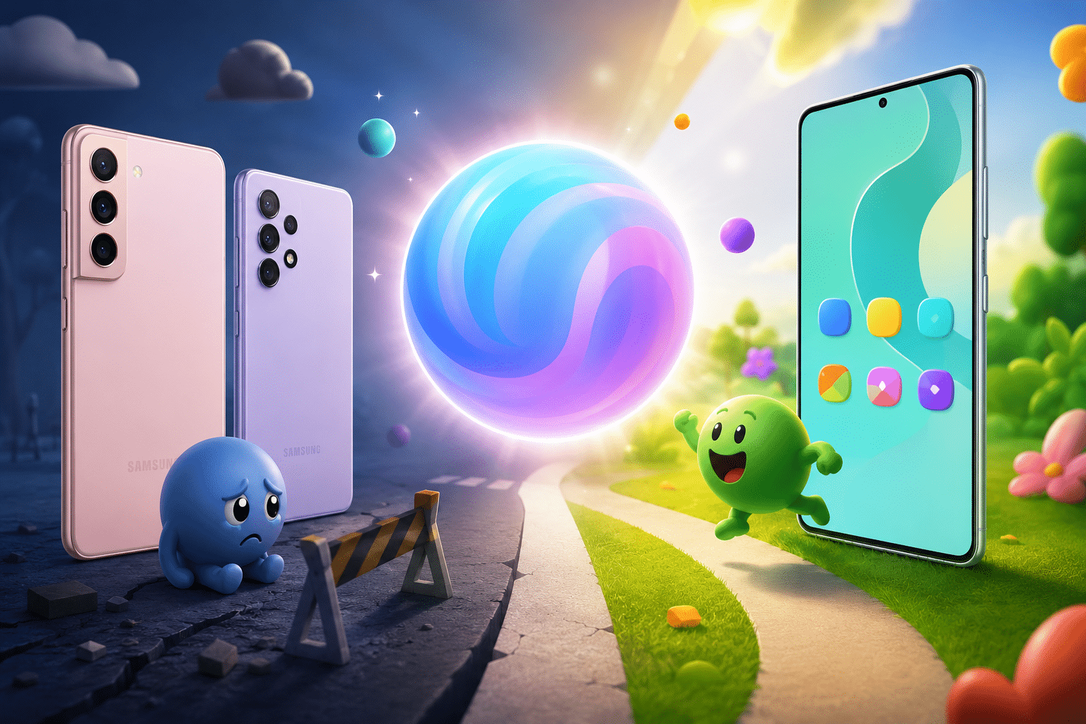 Galaxy S22 et Galaxy A53 2022 exclus pour One UI 8.5