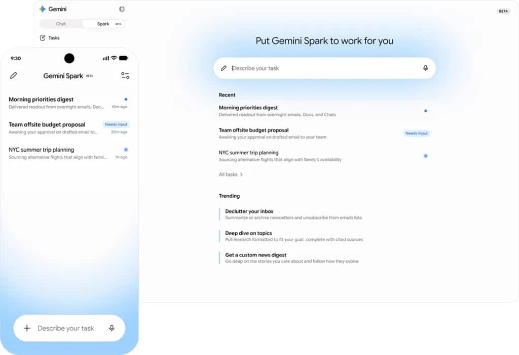 Gemini spark
