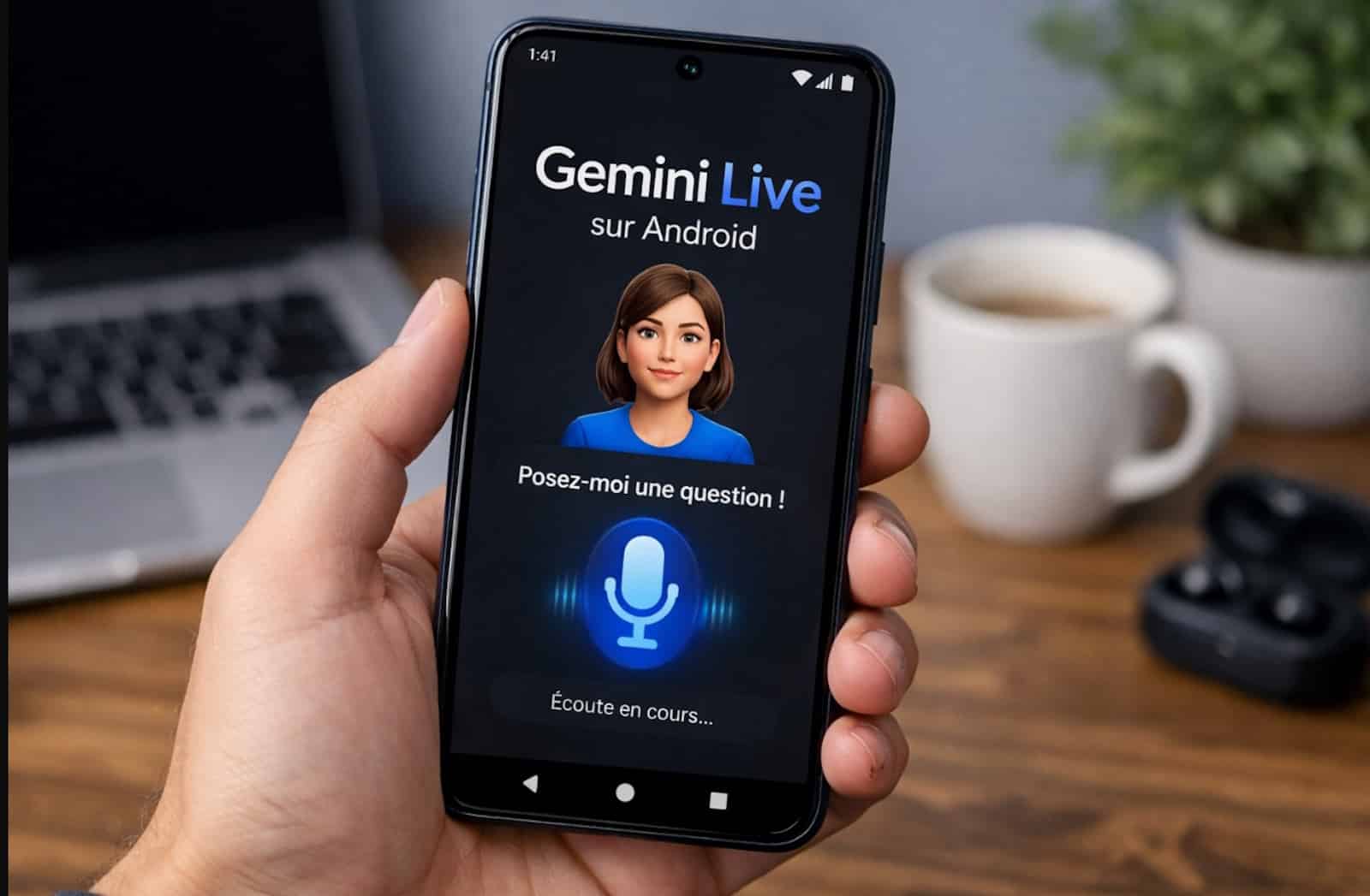 comment utiliser gemini live
