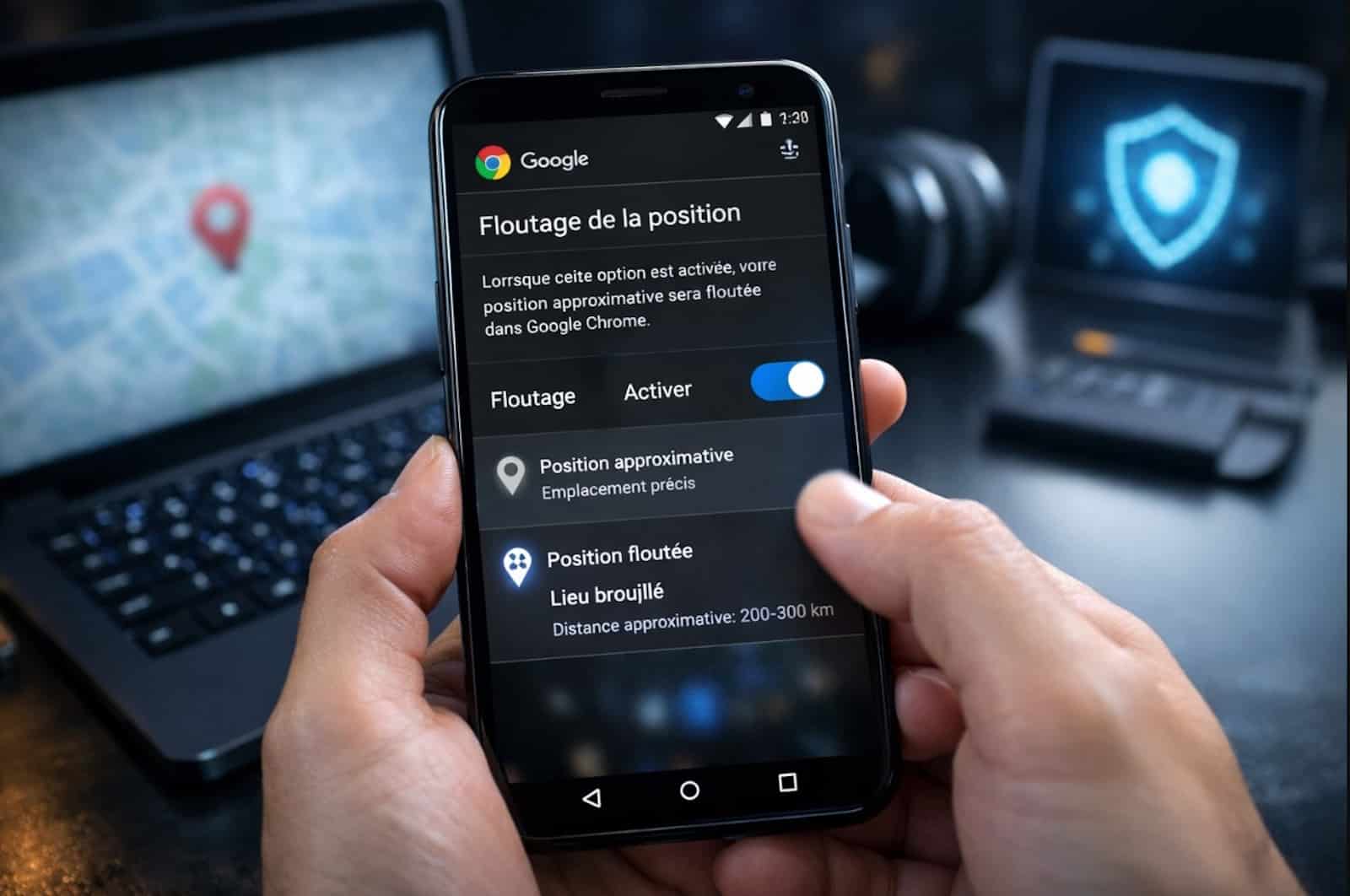 flouter localisation google chrome