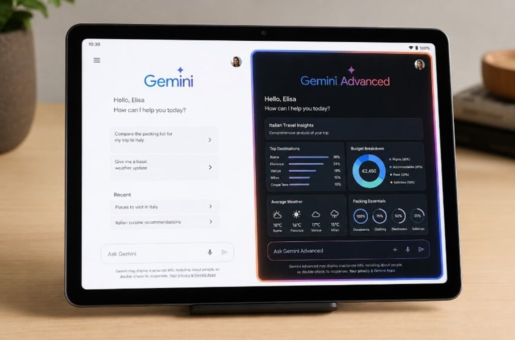 gemini vs gemini advanced
