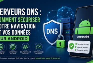 serveurs dns securiser navigation donnees android