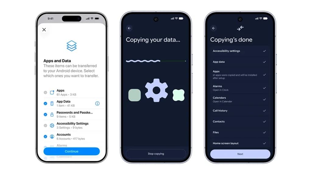 transfert fichiers android