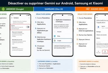 tuto comment desactiver gemini