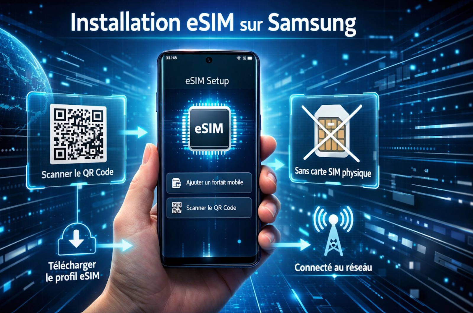 tuto installer esim samsung