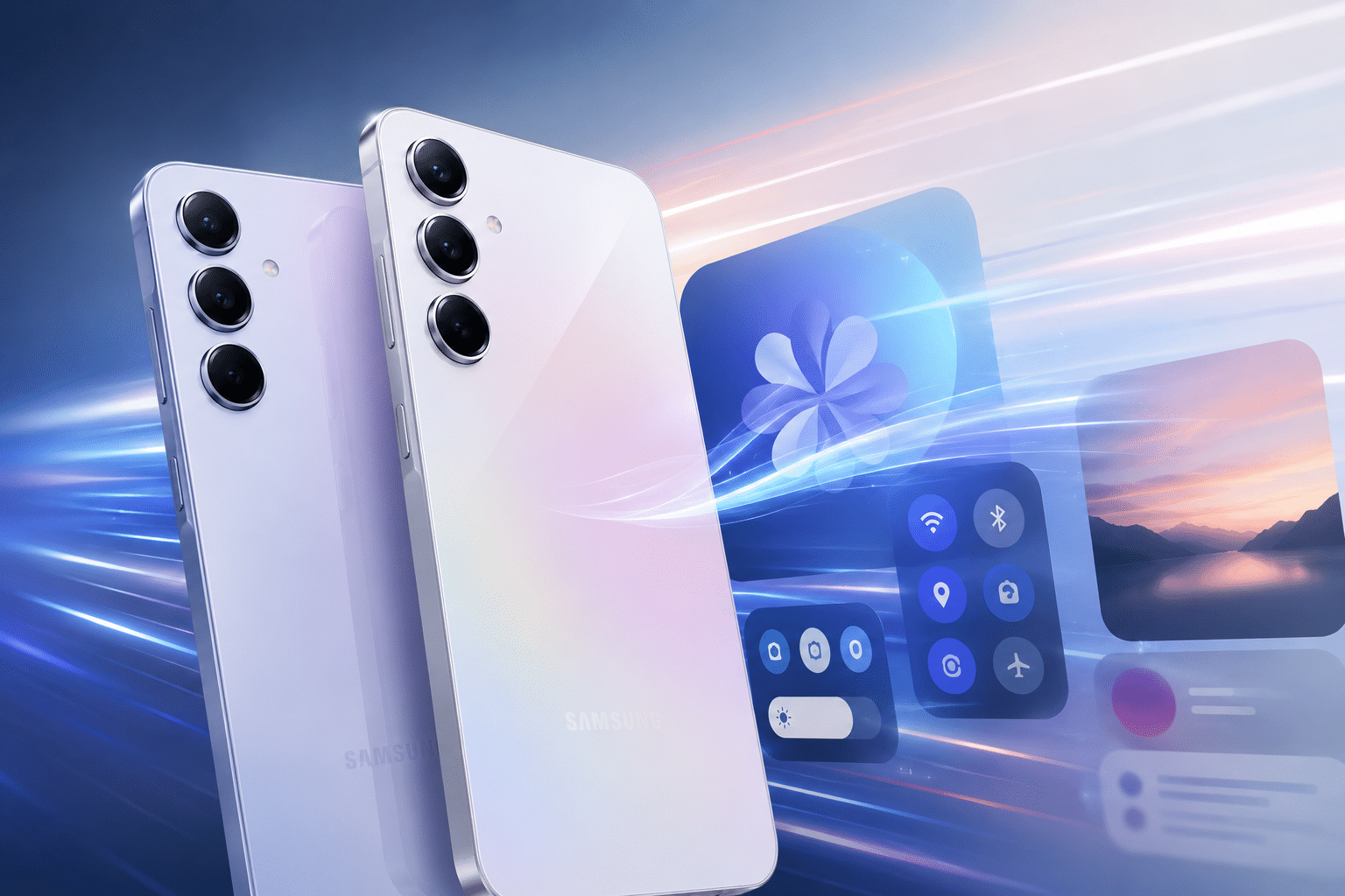 Samsung Galaxy A55 et Galaxy A35 One UI 8.5