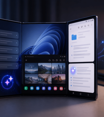 Samsung Galaxy Z TriFold notif IA