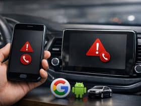 google gemini blocage appel android auto