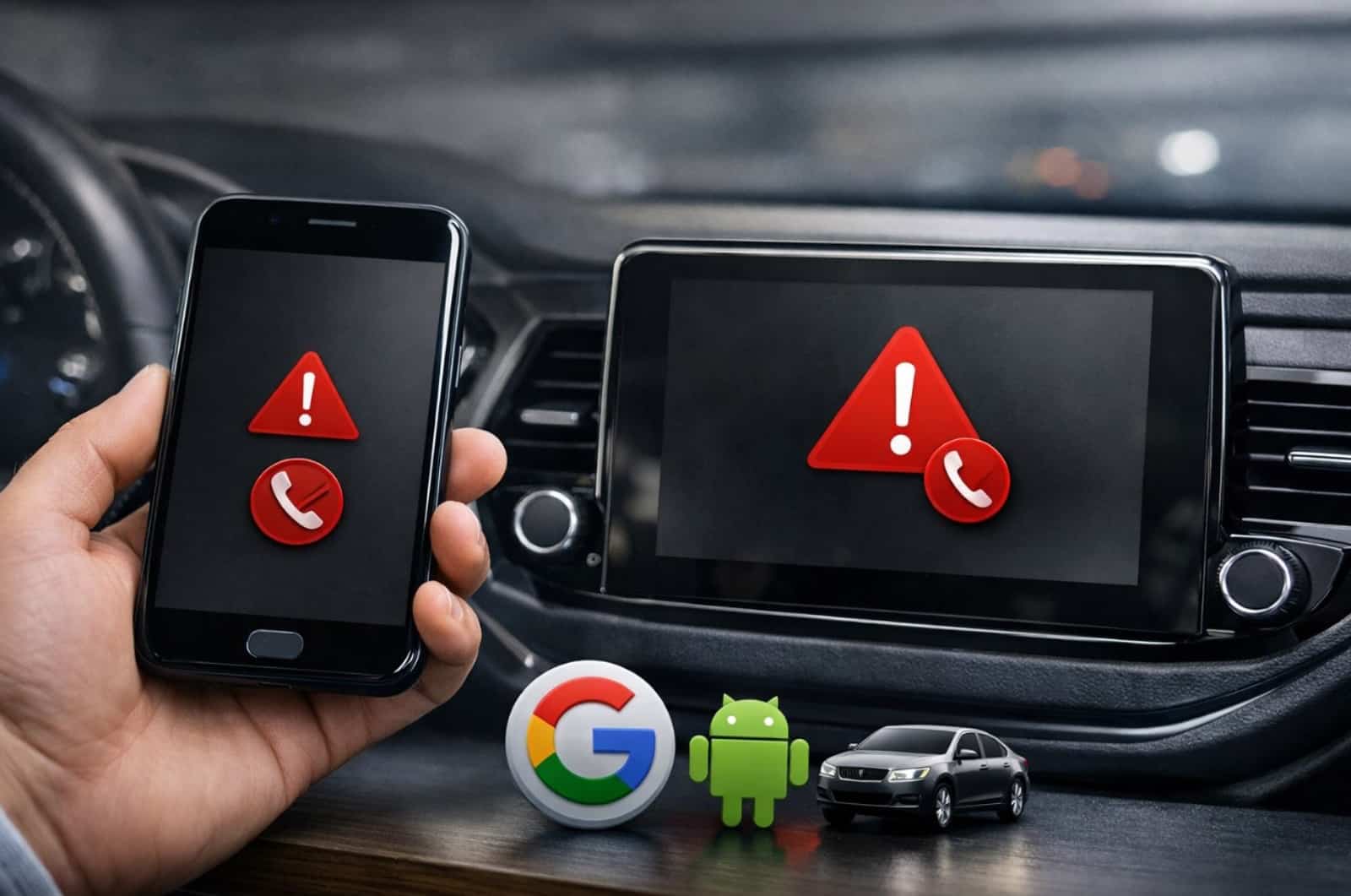 google gemini blocage appel android auto