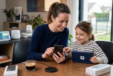 configurer family link nouveau telephone